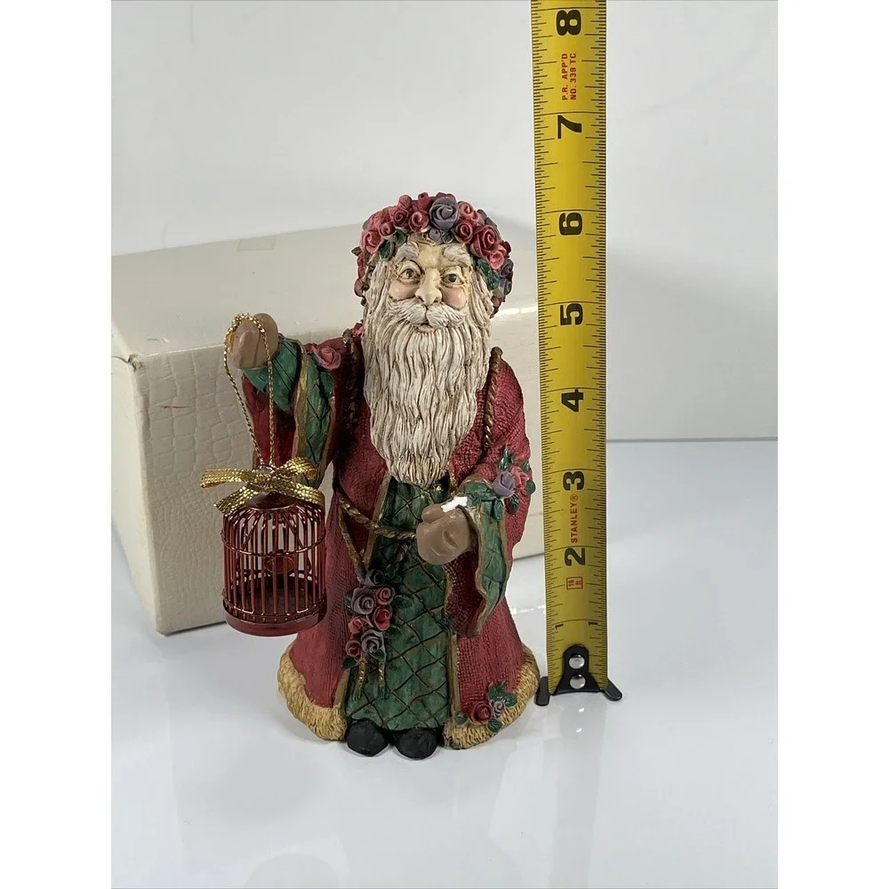 Vintage‎ Santa Claus Figurine From The Wooden Key Christmas Decoration 6